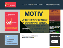 Tablet Screenshot of cgt-bnpparibas.fr
